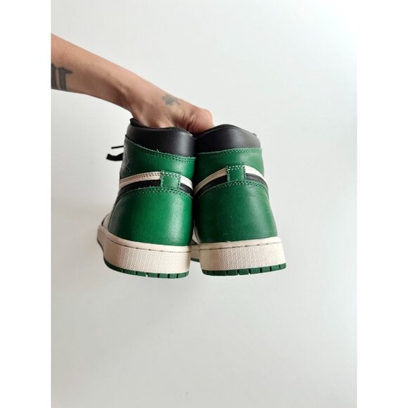 NIKE Air Jordan 1 Retro High Pine Green Sail Black Sneakers, Size 9 - Picture 10 of 16